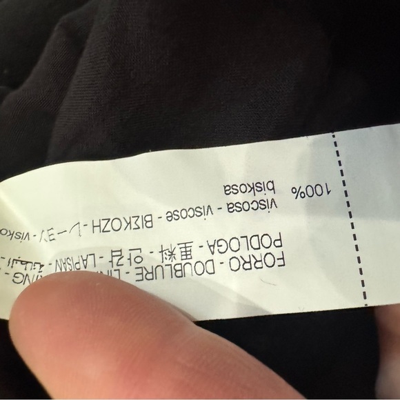 Zara basic polka dot silky button sleeve flounce/ ruffle dress ❤️ - Picture 9 of 9